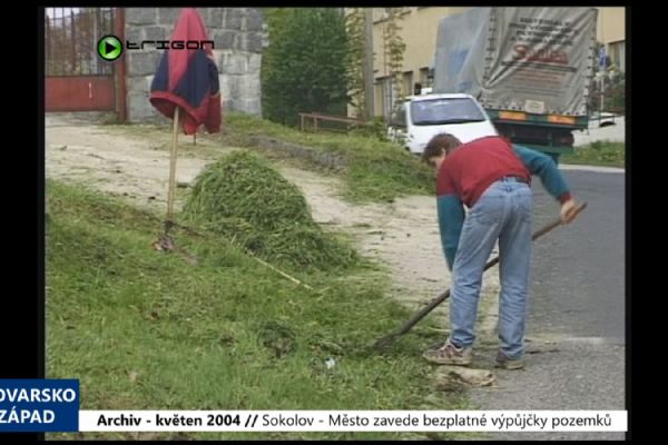 2004 – Sokolov: Město zavede bezplatné výpůjčky pozemků (TV Západ)