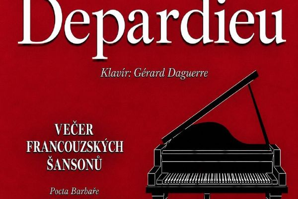 Gérard Depardieu vystoupí poprvé v Česku. V Praze uvede program věnovaný Barbaře