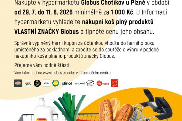 Soutěž o nákupní koš v Globusu Chotíkov