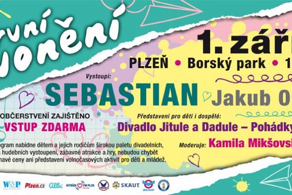 Školáci v Plzni se mohou těšit na zábavné První zvonění se Sebastianem