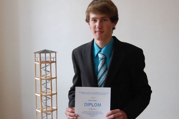 Další úspěch studenta brodské stavební školy