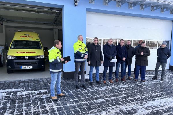 Nově zrekonstruovaná základna Rumburk předána záchranářům Ústeckého kraje