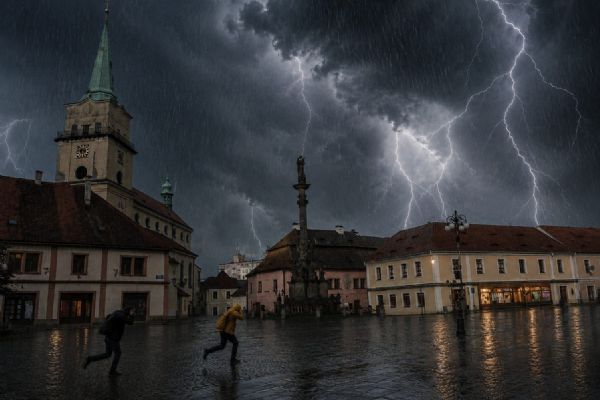 Bouřky se Plzeňskem jen prohnaly, teď se počasí uklidní. Víkend má být příjemnější