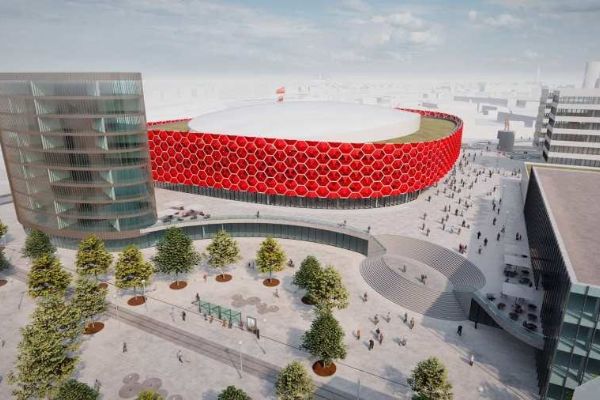 Nová Velkomoravská: Hala pro 7 500 lidí míří do další fáze