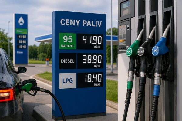 Paliva v Plzeňském kraji dál kolísají. Tentokrát řidičům mírně zlevnila