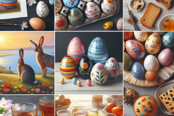 Velikonoční oslavy: Zámky, skleněné kraslice a zvířecí hostiny