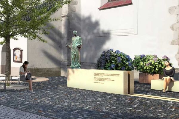 Žďár nad Sázavou získá originální kašnu se sochou svatého Prokopa