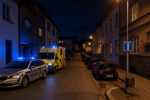 Noční hádka v Klatovech kvůli hluku skončila pobodáním, zraněného vezli do Plzně