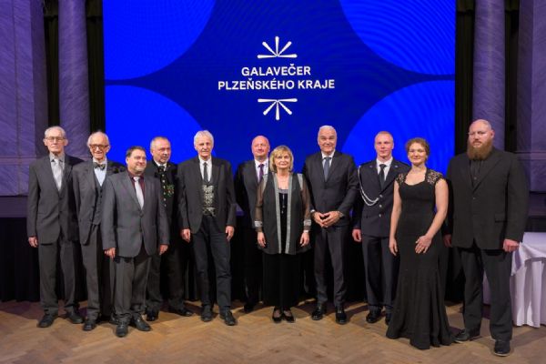 Ocenění hrdinů a kulturních ikon na Galavečeru Plzeňského kraje