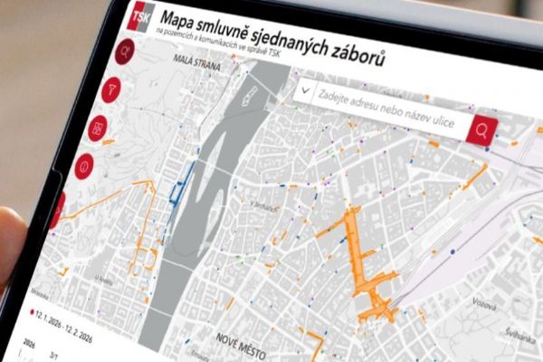 Praha představuje interaktivní mapu záborů veřejného prostoru