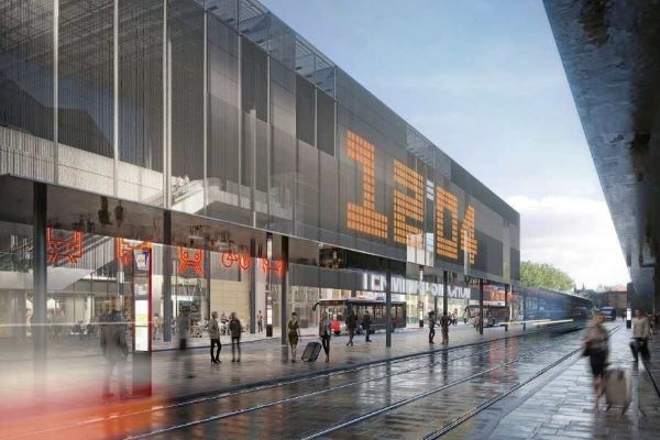 Přestavba uzlu Praha-Smíchov pokračuje. Terminál propojí vlaky, metro i autobusy