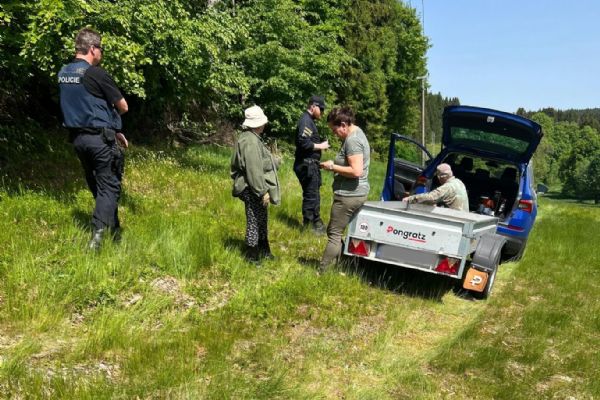 V CHKO Český les kontrolovali řidiče. Za neoprávněný vjezd do lesa padaly pokuty