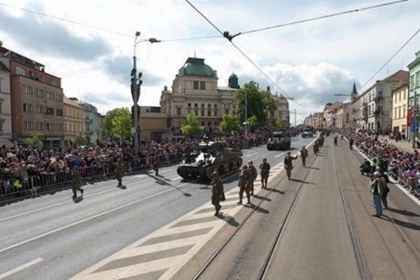 Plzeň využila drony k bezpečnosti během oslav osvobození