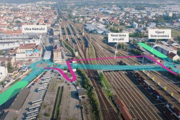 České Budějovice: Stavební povolení pro 4,5 miliardový podjezd, obavy z dopravního chaosu