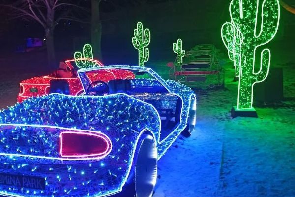 Tip na výlet - noční světelná procházka Lumina Park u Džbánu