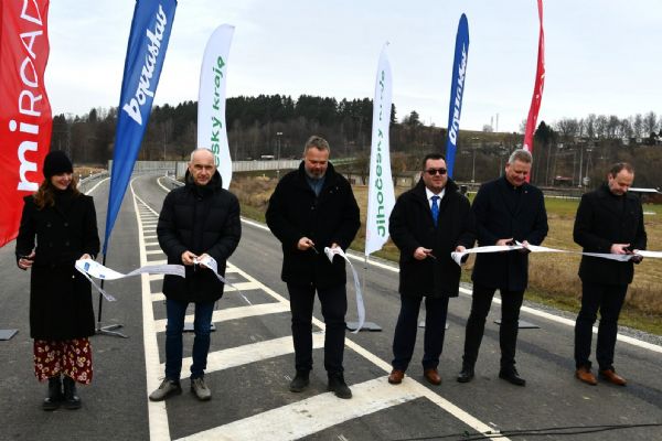 Obchvat Kaplice dokončen