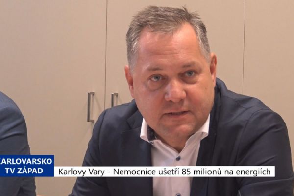 Karlovy Vary: Nemocnice uspoří 85 milionů na energiích (TV Západ)