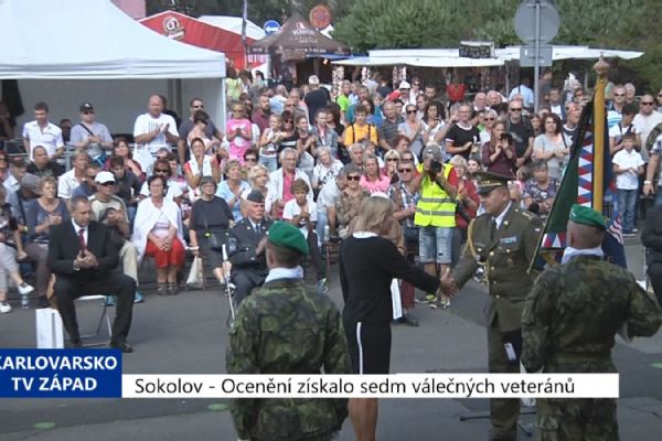 Sokolov: Ocenění získalo sedm válečných veteránů (TV Západ)