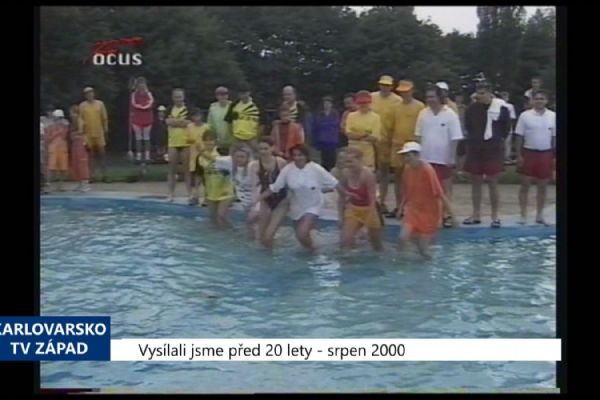 2000 – Sokolov: Recesistického bodyguarda vyhráli Plavčíci (TV Západ)