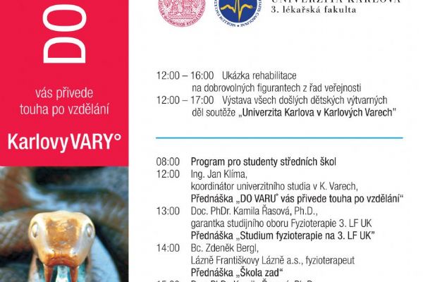 Karlovy Vary: Příští pátek se koná již čtvrtý den otevřených dveří 3. lékařské fakulty Univerzity Karlovy