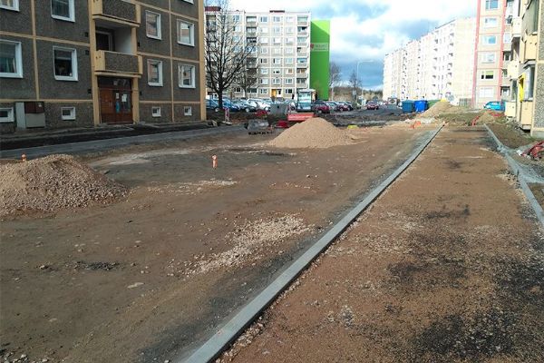 Sokolov: Dokončení stavebních úprav v ulici Spartakiádní se zdrží o několik týdnů