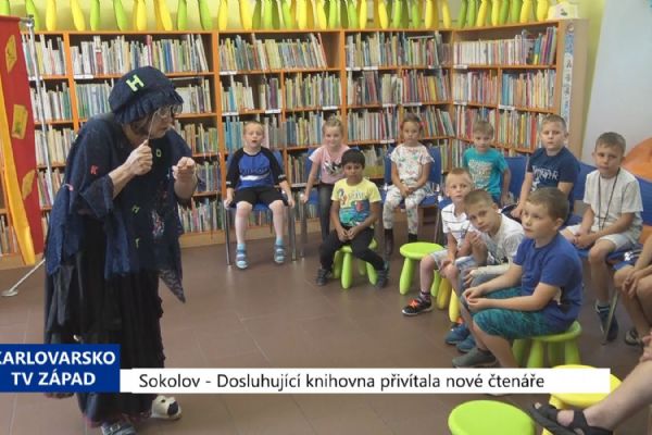 Sokolov: Dosluhující knihovna přivítala nové čtenáře (TV Západ)