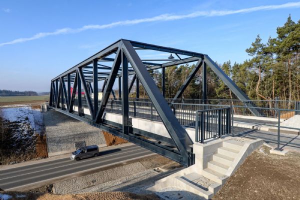 Faltusova lávka znovu spojuje Plzeň s Chotíkovem