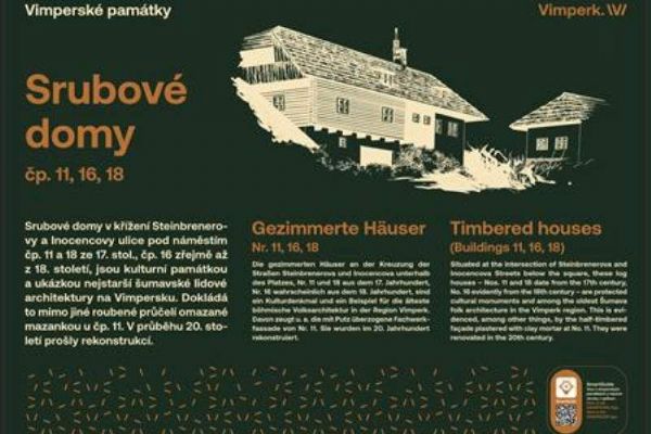 Vimperk inovuje: 22 infopanelů s QR kódy pro turistický boom