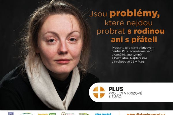 Krizové centrum Plus spustilo v Plzni kampaň „Když nejbližší nestačí“