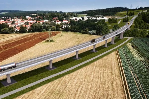 V Plzni testují nosnost nového mostu u Křimic