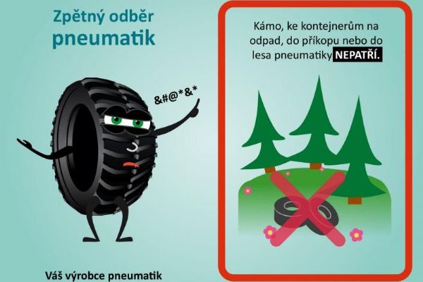 Zavedení zpětného odběru pneumatik ve sběrných dvorech má úspěch Zavedení zpětného odběru pneumatik ve sběrných dvorech má úspěch