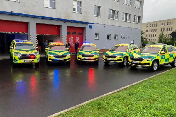 Karlovarsko: Krajská záchranka i letos obnovuje svůj vozový park Karlovarsko: Krajská záchranka i letos obnovuje svůj vozový park