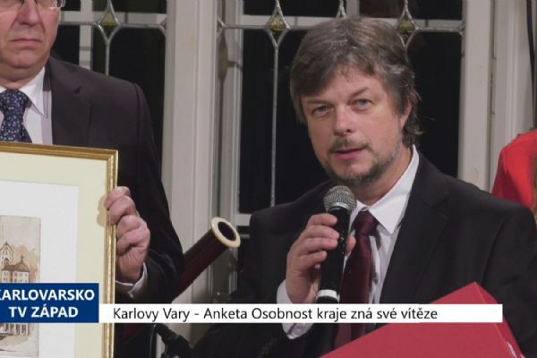 Karlovy Vary: Anketa Osobnost kraje zná své vítěze (TV Západ)