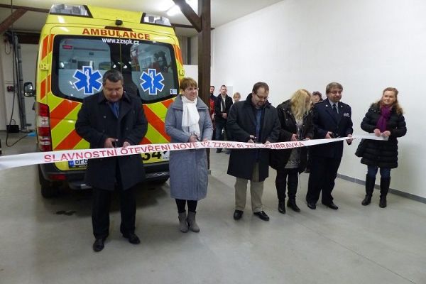 Zdravotnická záchranná služba Plzeňského kraje má novou výjezdovou základnu na Doubravce