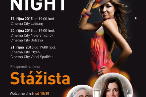 Ladies Night  v Cinema City Plzeň nabídne ve středu předpremiéru komedie Stážista i módní show  