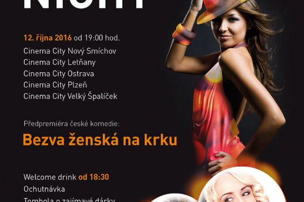 Nová česká komedie Bezva ženská na krku ve středu na říjnové Ladies Night v Cinema City Plzeň