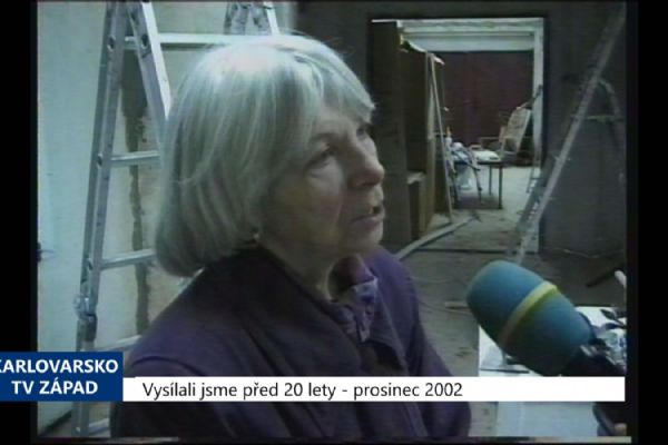 2002 – Cheb: Farní charita zřizuje středisko v Dukelské ulici (TV Západ)