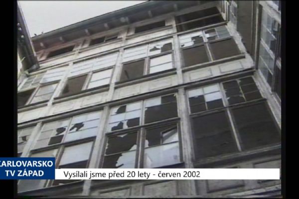 2002 – Cheb: Muzeum opraví budovu na náměstí (TV Západ)