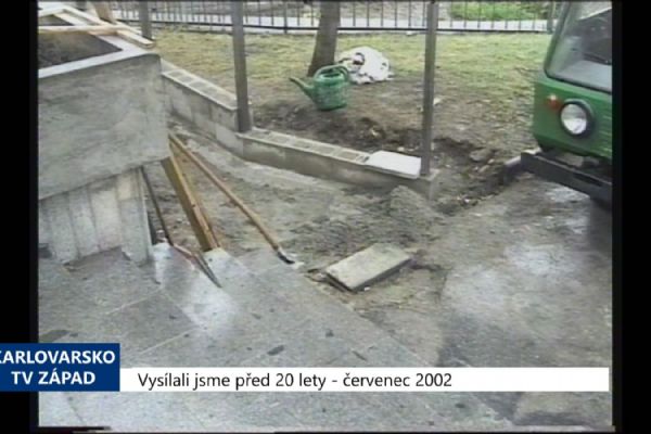 2002 – Sokolov: Městský úřad bude bezbariérově přístupný z parkoviště (TV Západ)