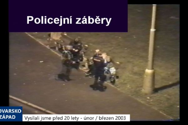 2003 – Sokolov: Kamerový systém pomohl k dopadení 10 pachatelů (TV Západ)