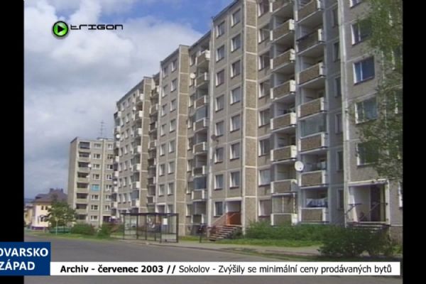 2003 – Sokolov: Zvýšily se minimální ceny prodávaných bytů (TV Západ)