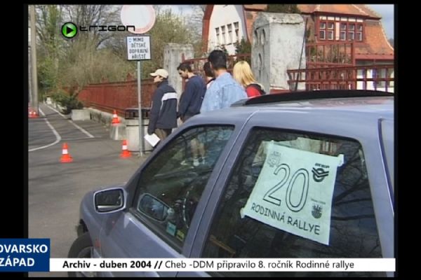 2004 – Cheb: DDM připravilo 8. ročník Rodinné rallye (TV Západ)