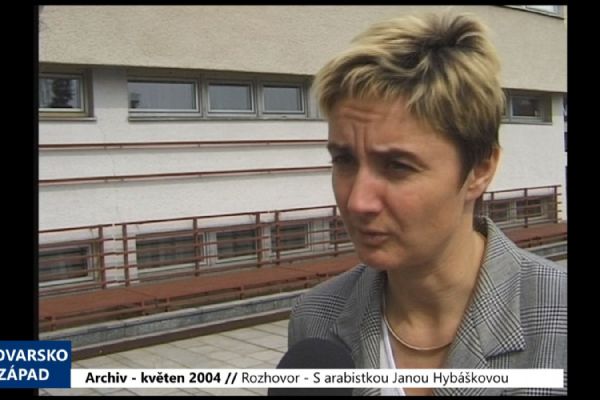 2004 – Cheb: Rozhovor – S arabistkou Janou Hybáškovou (TV Západ)