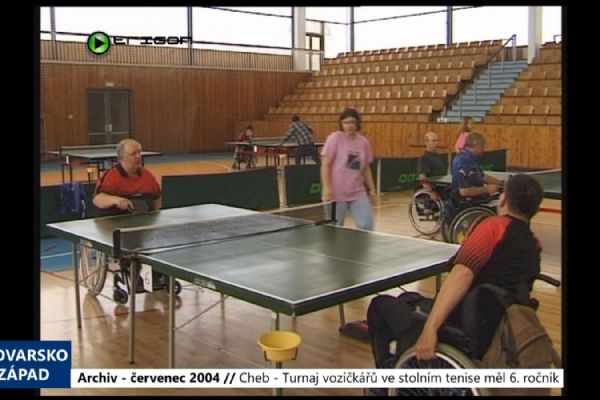 2004 – Cheb: Turnaj vozíčkářů ve stolním tenise měl 6. ročník (TV Západ) 2004 – Cheb: Turnaj vozíčkářů ve stolním tenise měl 6. ročník (TV Západ)