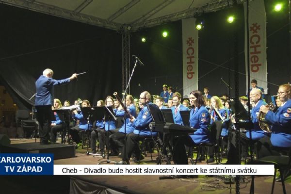 Cheb: Divadlo bude hostit slavnostní koncert ke státnímu svátku (TV Západ) Cheb: Divadlo bude hostit slavnostní koncert ke státnímu svátku (TV Západ)