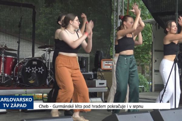 Cheb: Gurmánské léto pod hradem pokračuje i v srpnu (TV Západ) Cheb: Gurmánské léto pod hradem pokračuje i v srpnu (TV Západ)