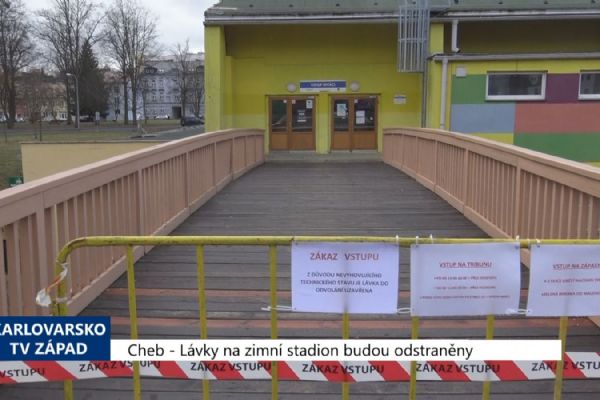Cheb: Lávky na zimní stadion budou odstraněny (TV Západ)