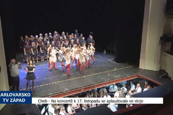 Cheb: Na koncertě k 17. listopadu se aplaudovalo ve stoje (TV Západ) Cheb: Na koncertě k 17. listopadu se aplaudovalo ve stoje (TV Západ)
