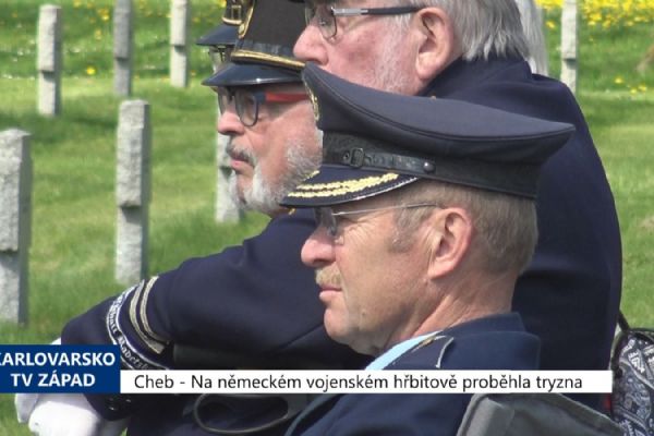Cheb: Na německém vojenském hřbitově proběhla tryzna (TV Západ)