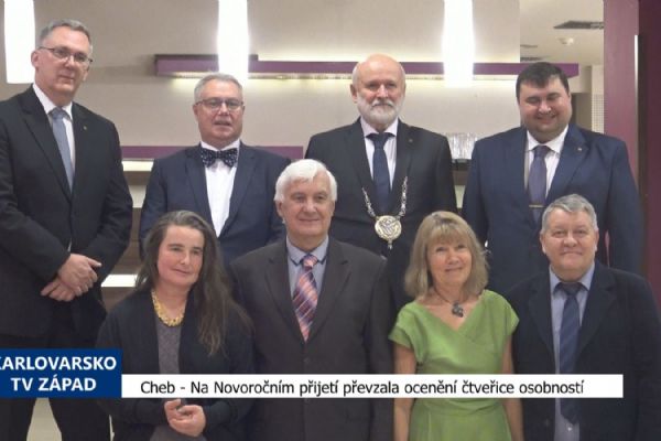 Cheb: Na Novoročním přijetí převzala ocenění čtveřice osobností (TV Západ) Cheb: Na Novoročním přijetí převzala ocenění čtveřice osobností (TV Západ)